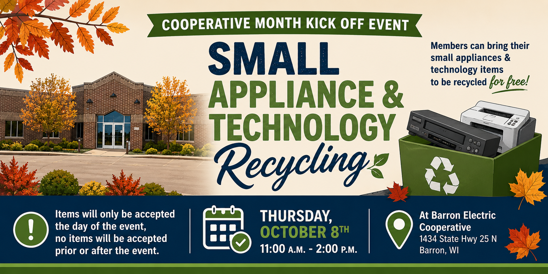 Cooperative Month Recycling at Event