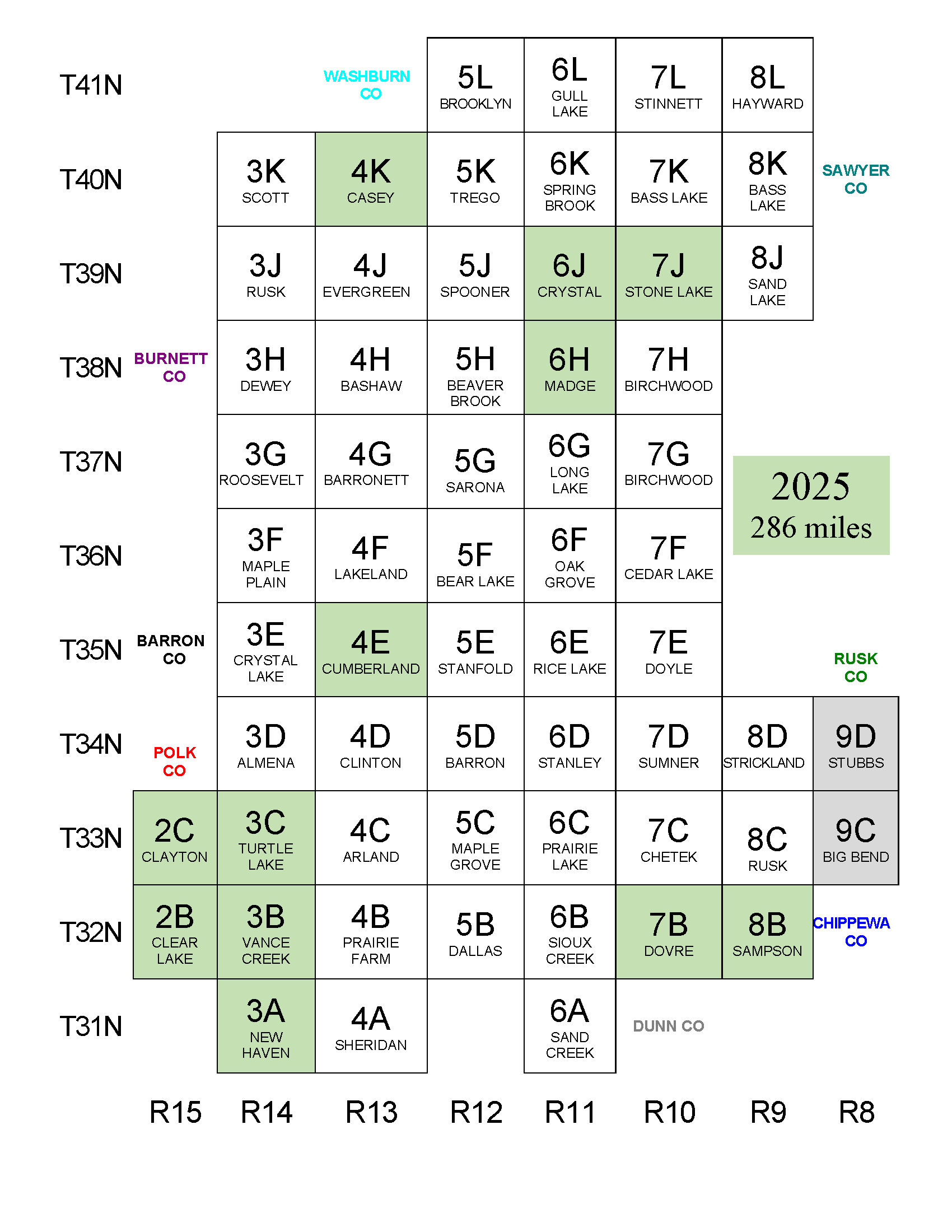 2025 ROW Map