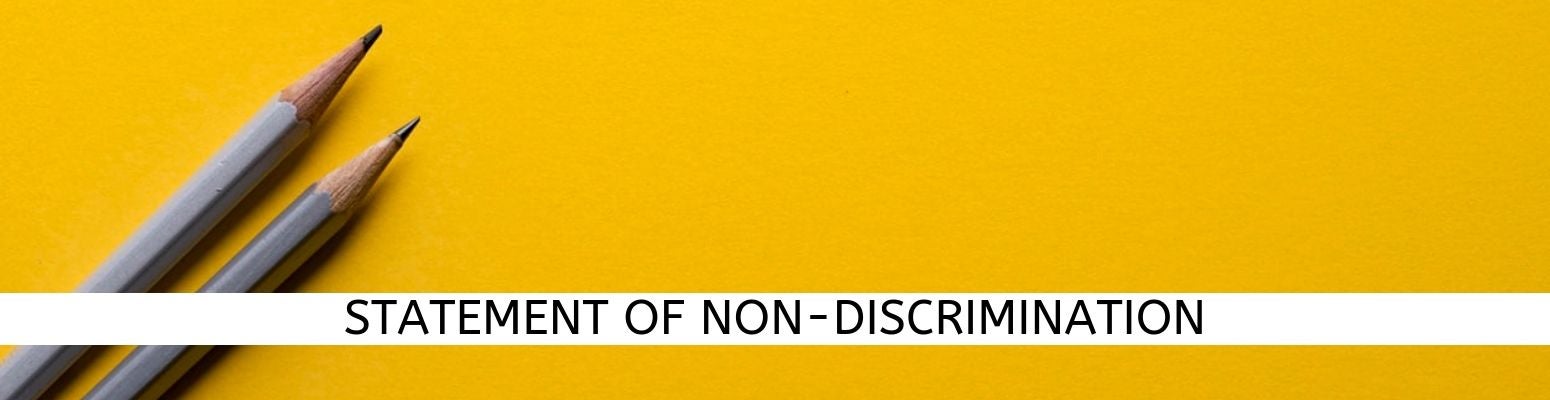 Non-Discrimination Statement